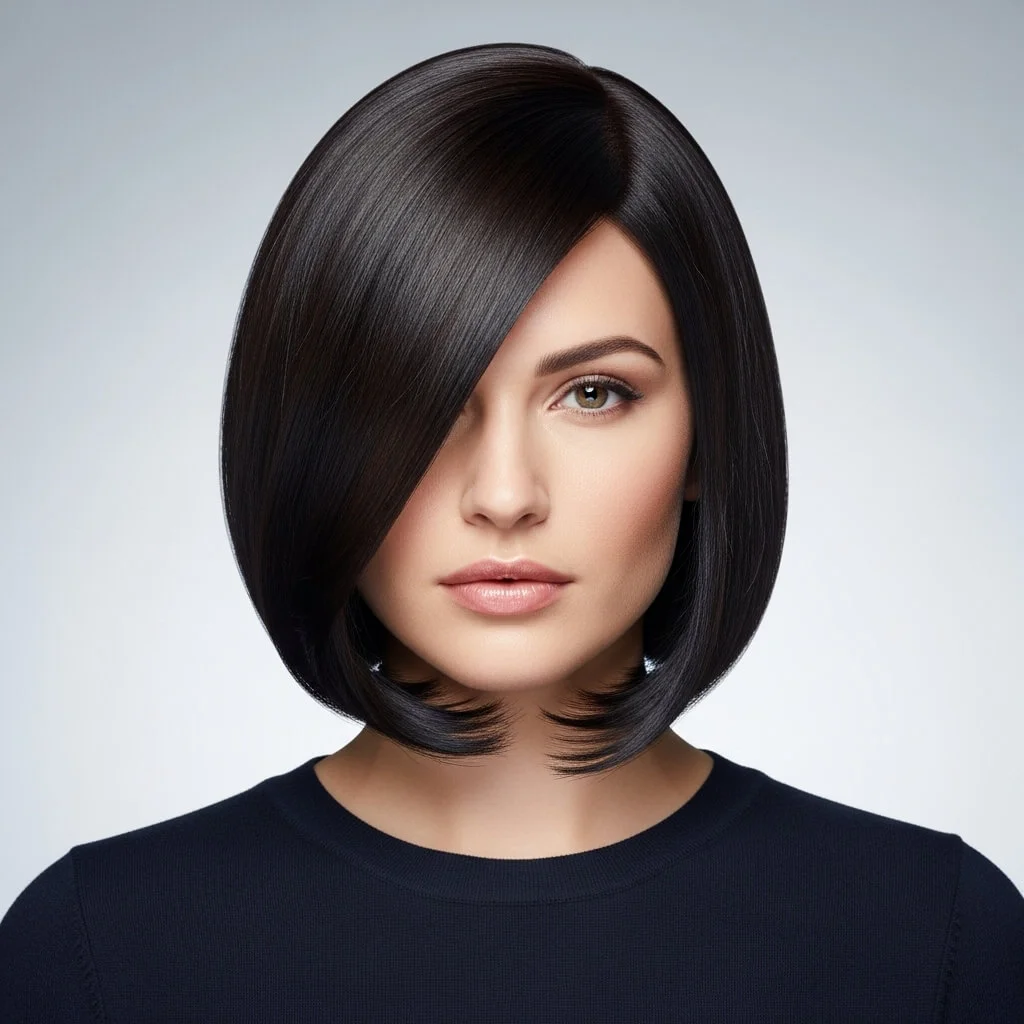 Bob with Light Interior Layers