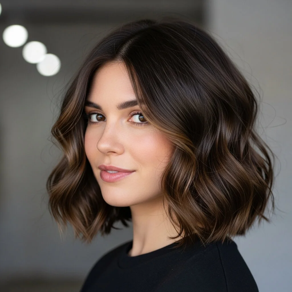 Layered Wavy Bob