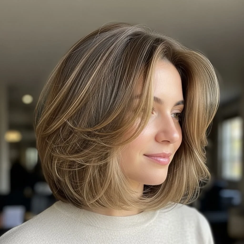 Soft Layered Bob