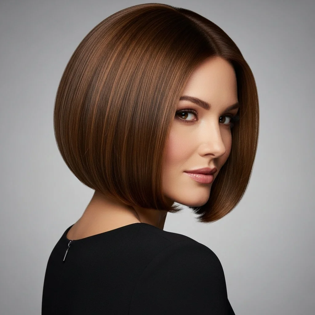 Bob with Rounded Back Shape