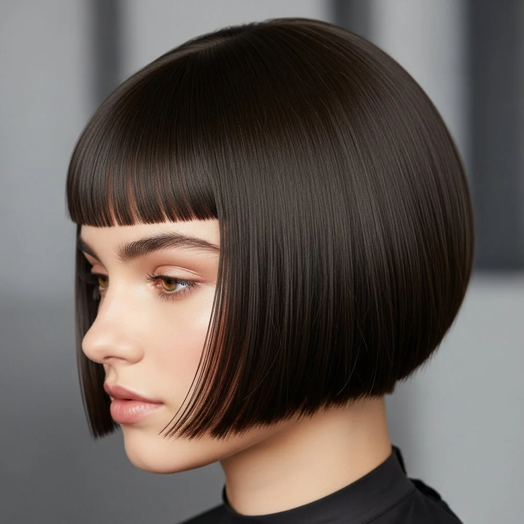 Short Bob with Straight Fringe