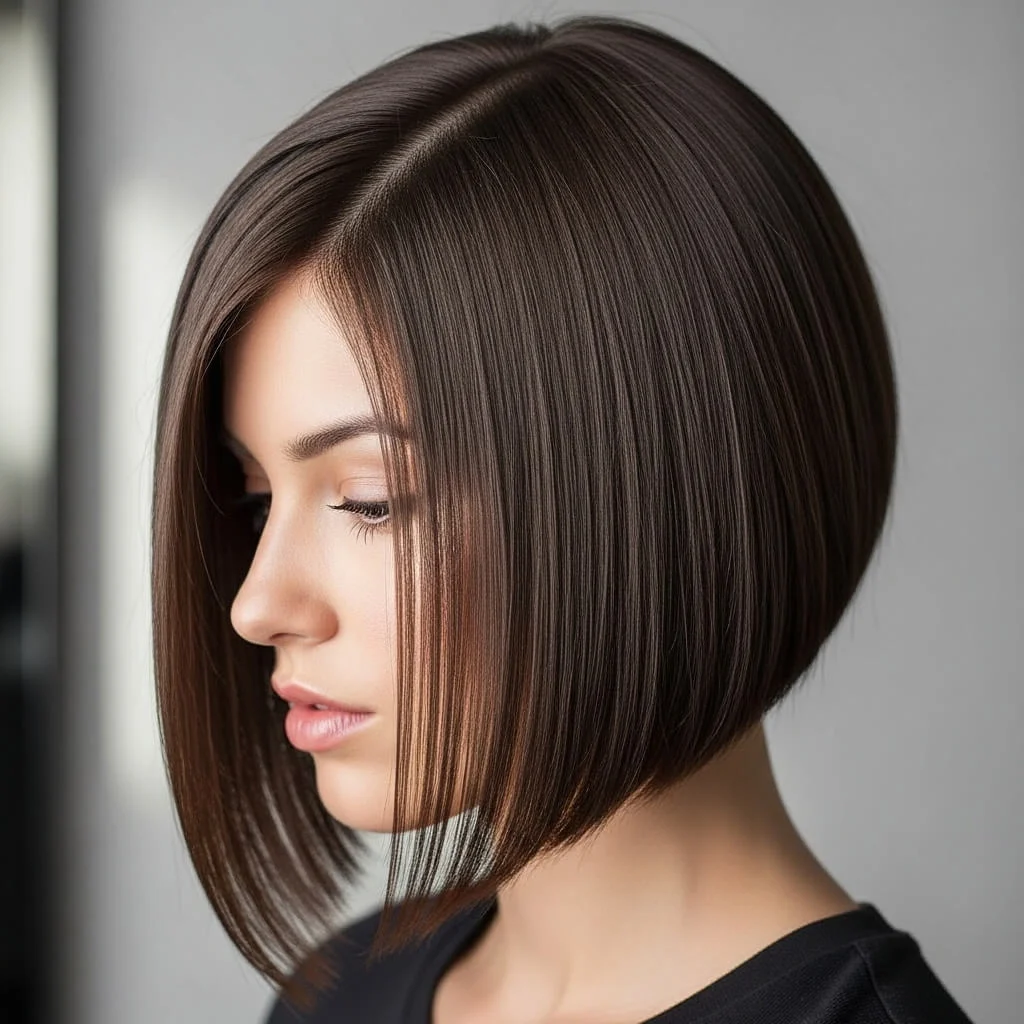 Angled Bob with Long Front Pieces