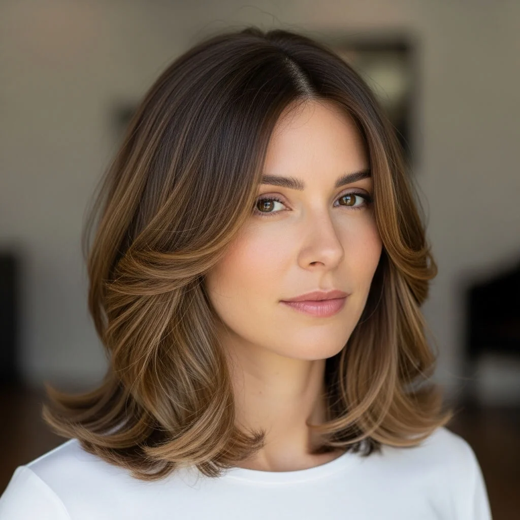 Layered Bob with Natural Waves
