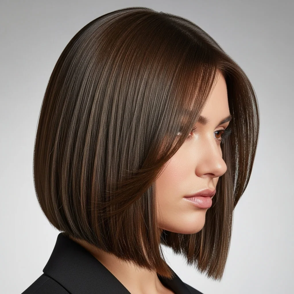 Sleek Layered Bob