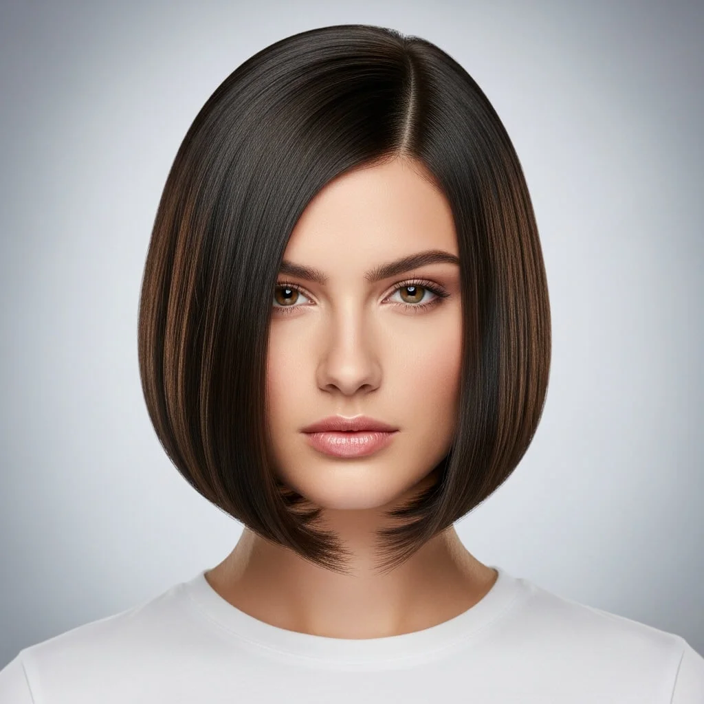Chin-Length Sleek Bob