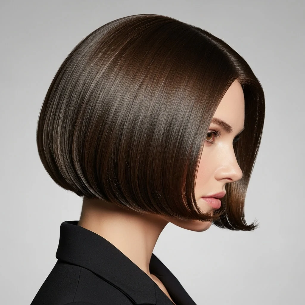 Blow-Dried Short Bob