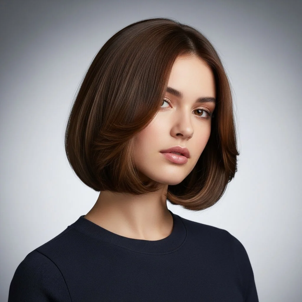 Bob with Cheek-Framing Pieces