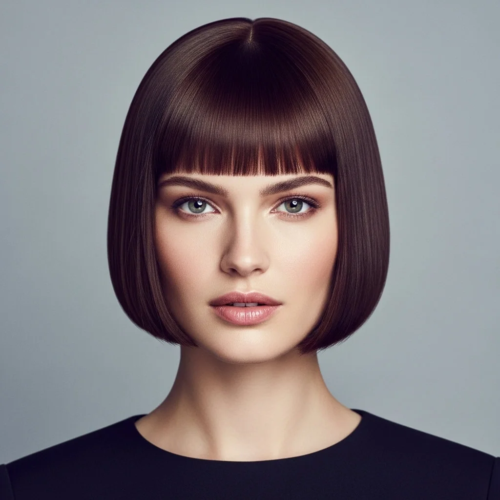 Bob with Straight Fringe