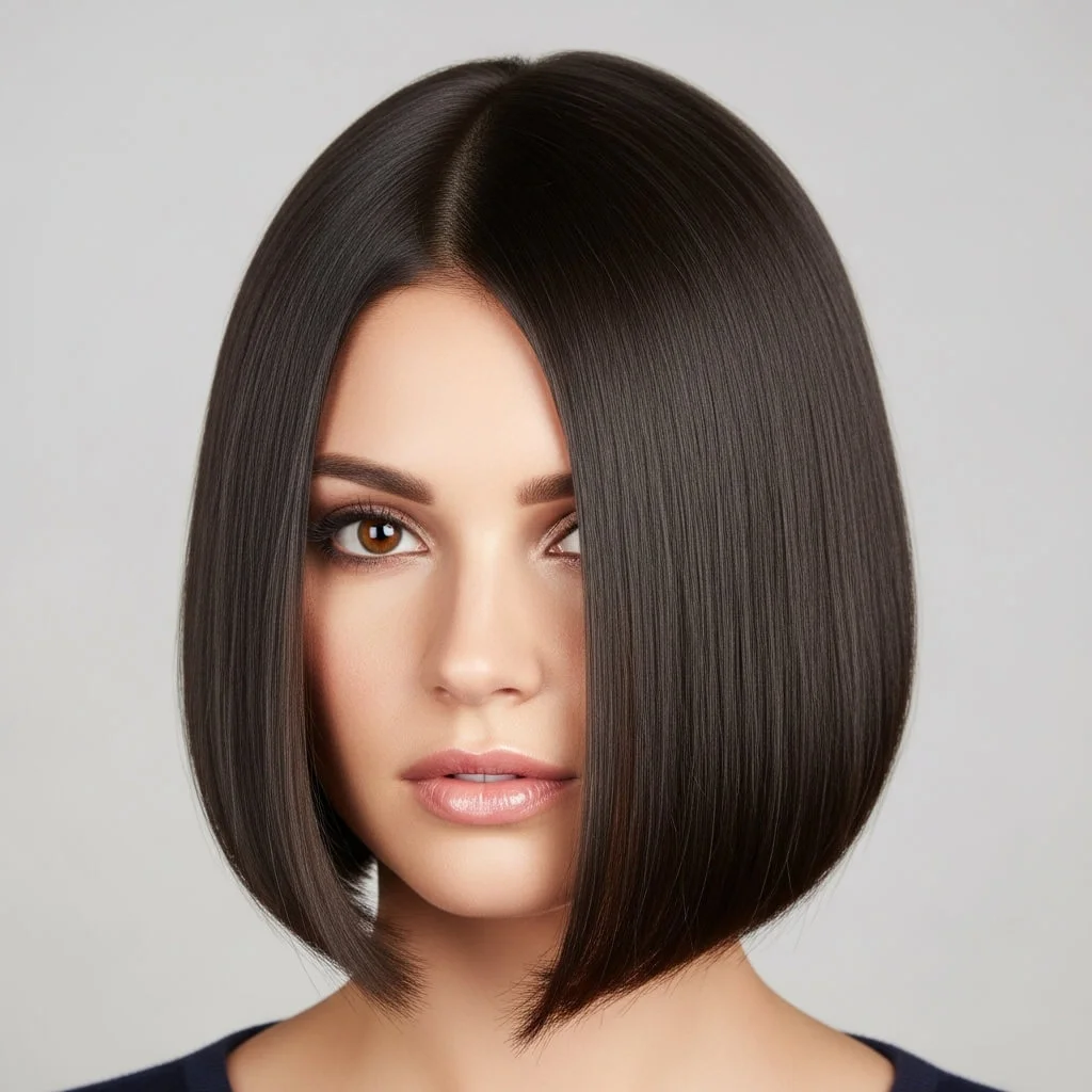 Minimalist Blunt Bob