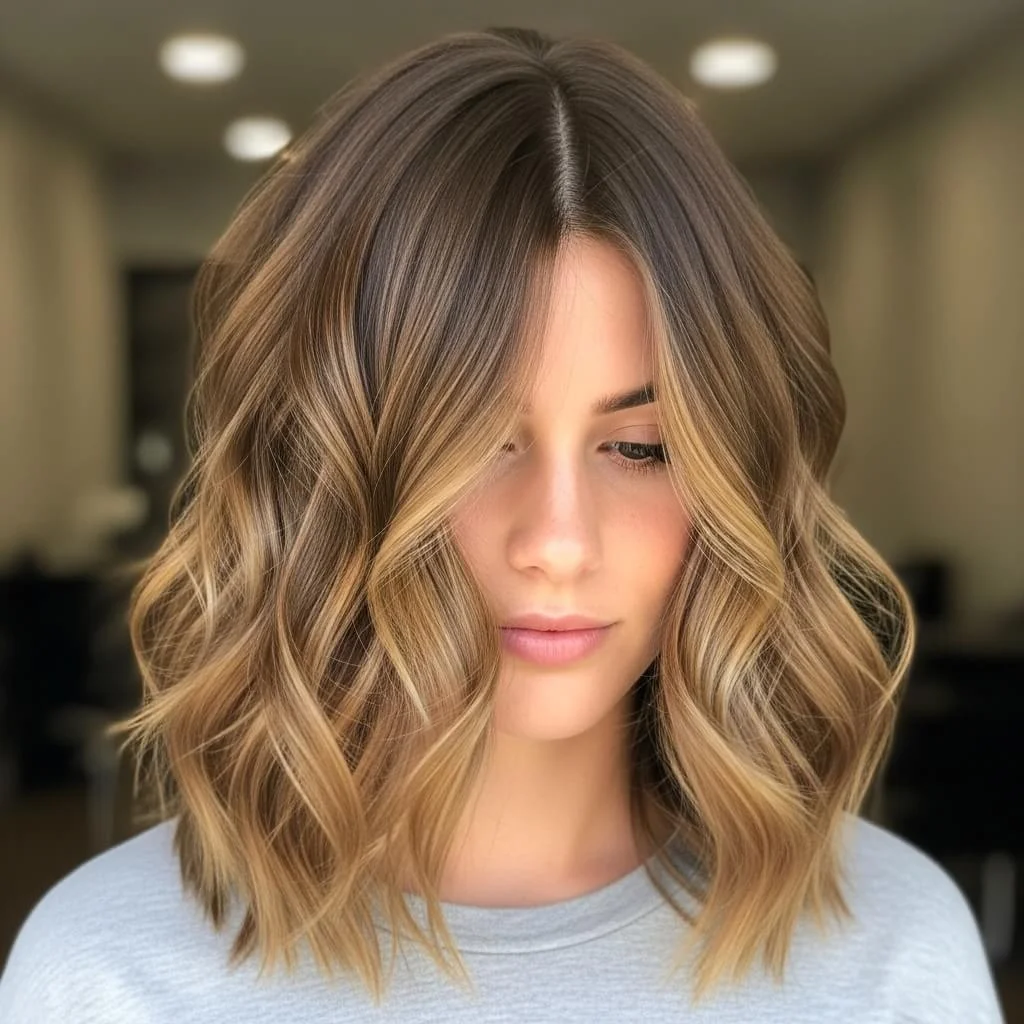 Long Bob with Loose Spiral Waves