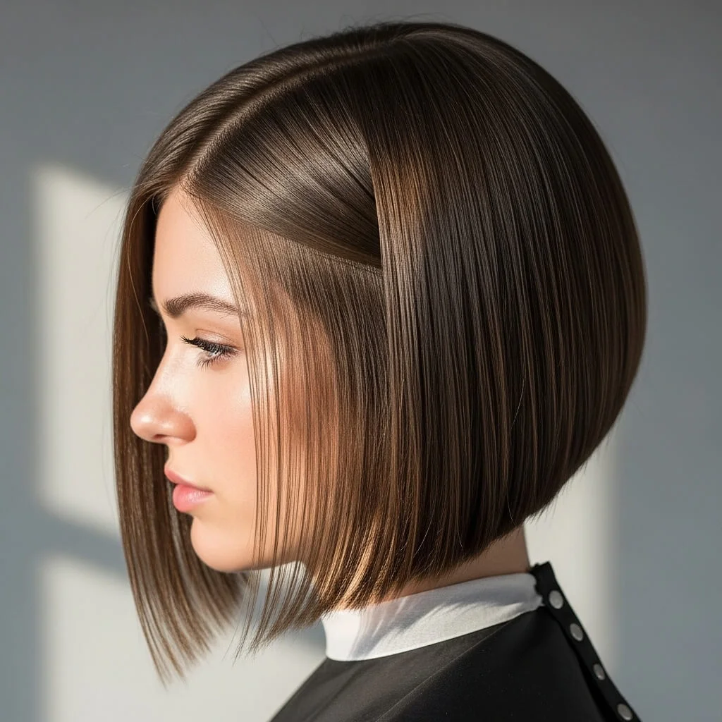Angled Straight Bob