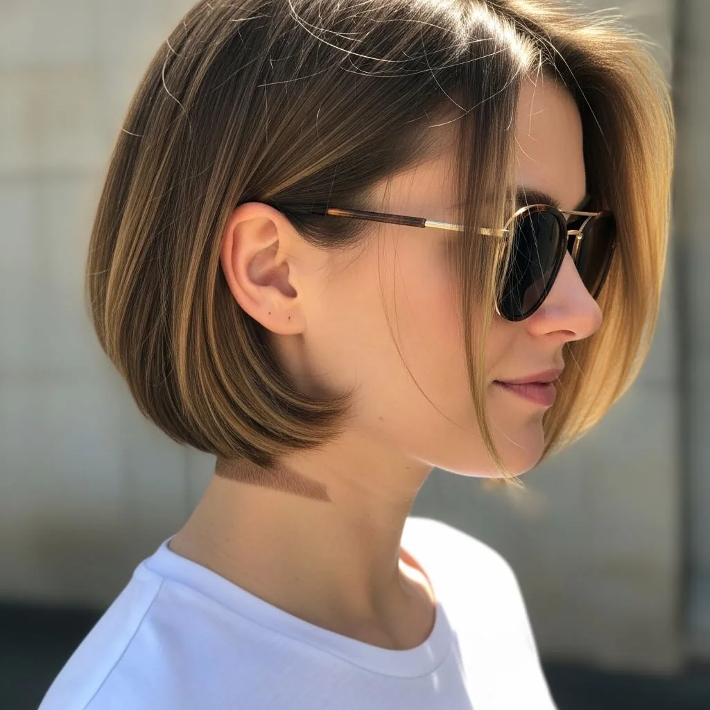 Bob with Subtle Undercut