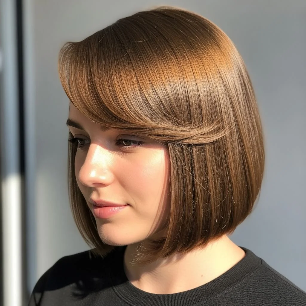 Bob with Rounded Fringe