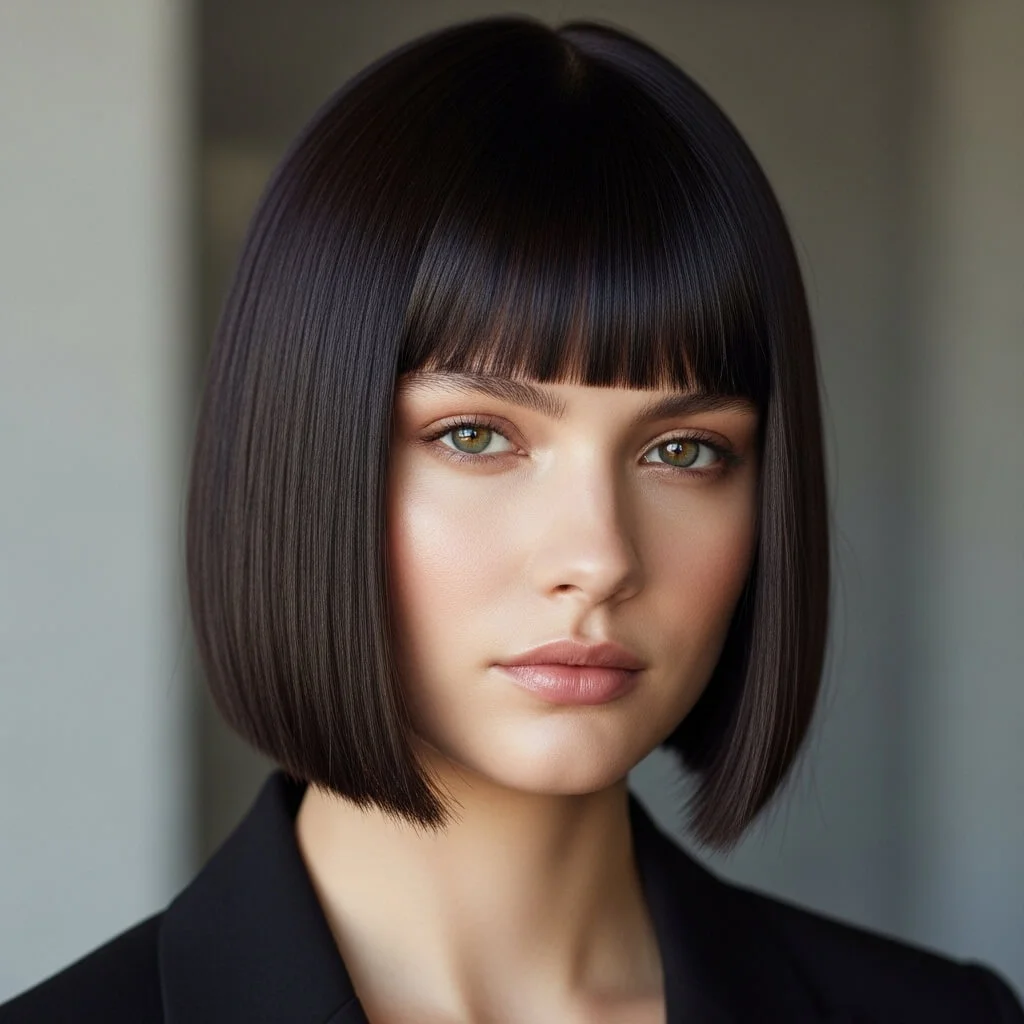 Blunt Sleek Bob