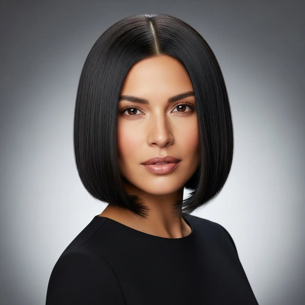 Shoulder-Grazing Blunt Bob