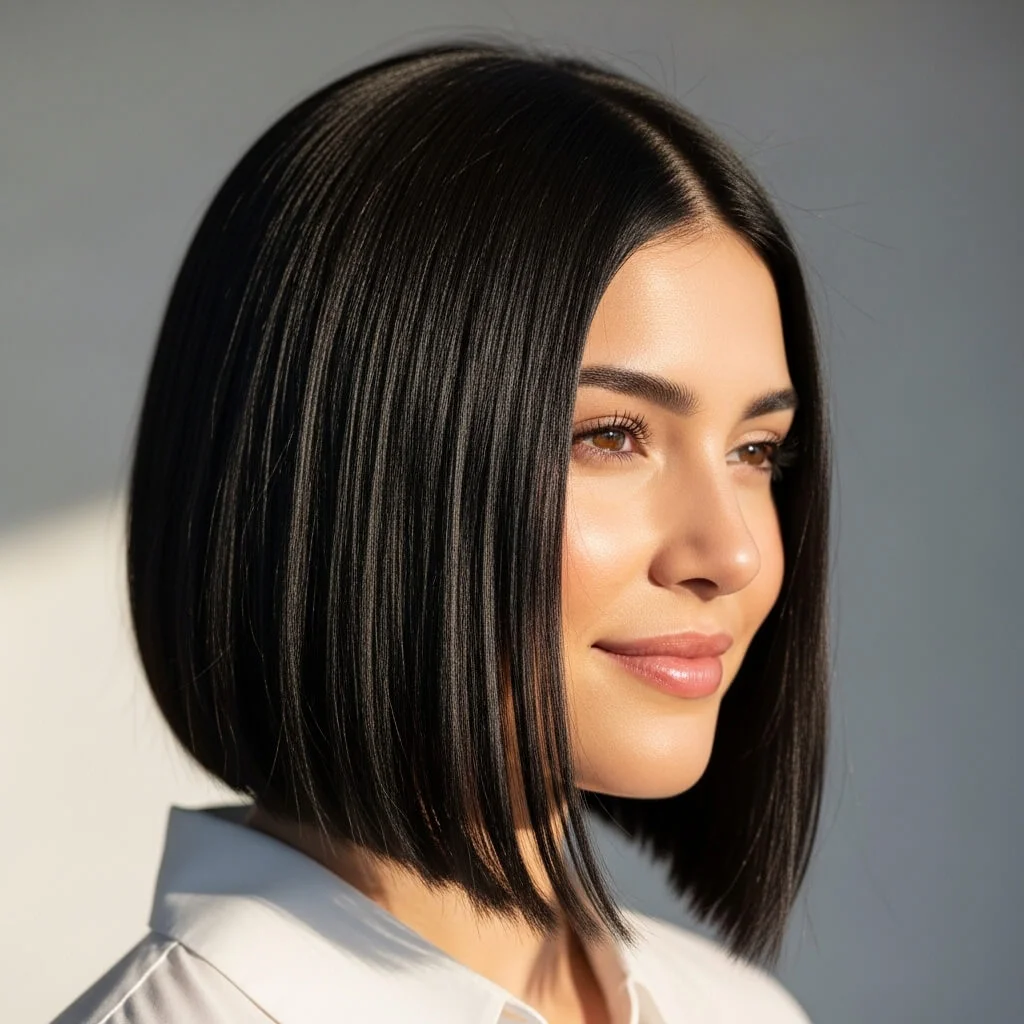 Sleek Mid-Length Bob