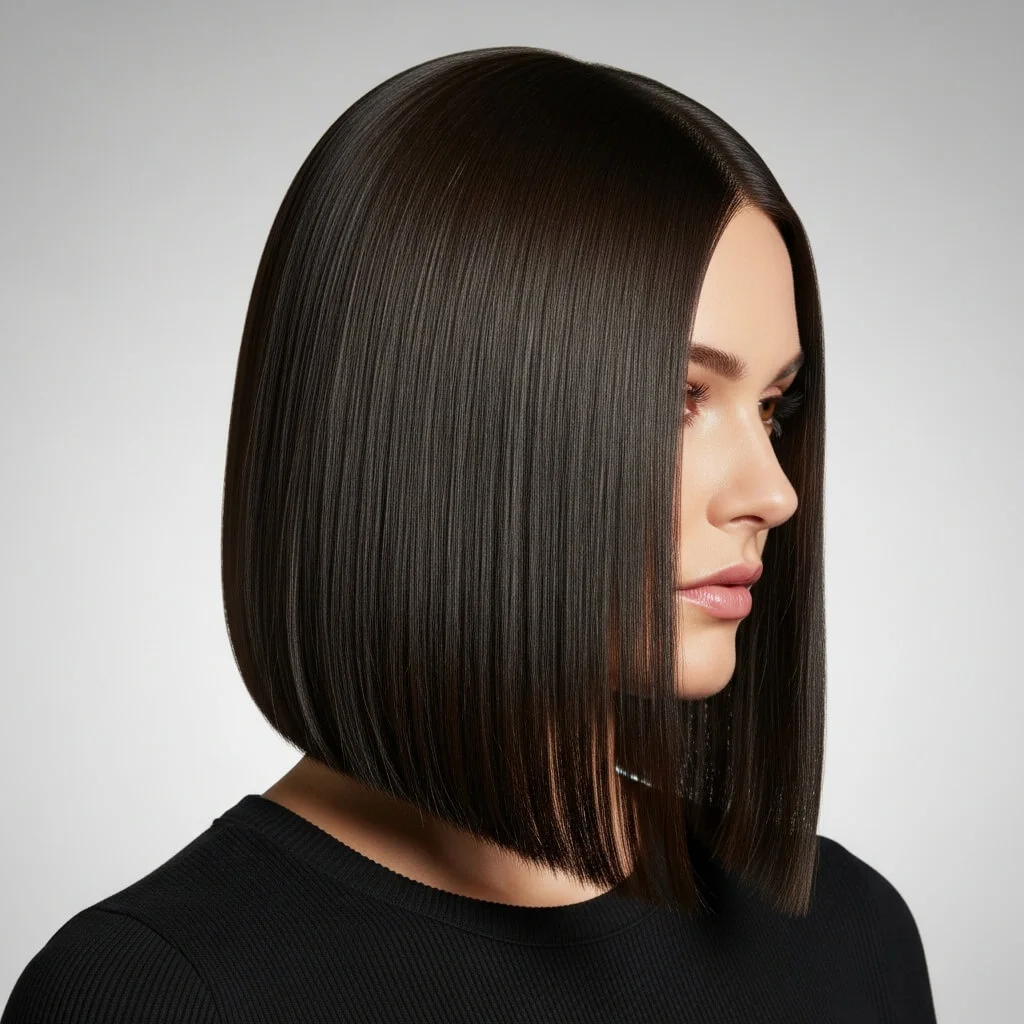Sleek Straight Long Bob