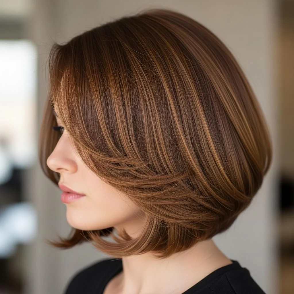 Medium Bob with Rounded Ends