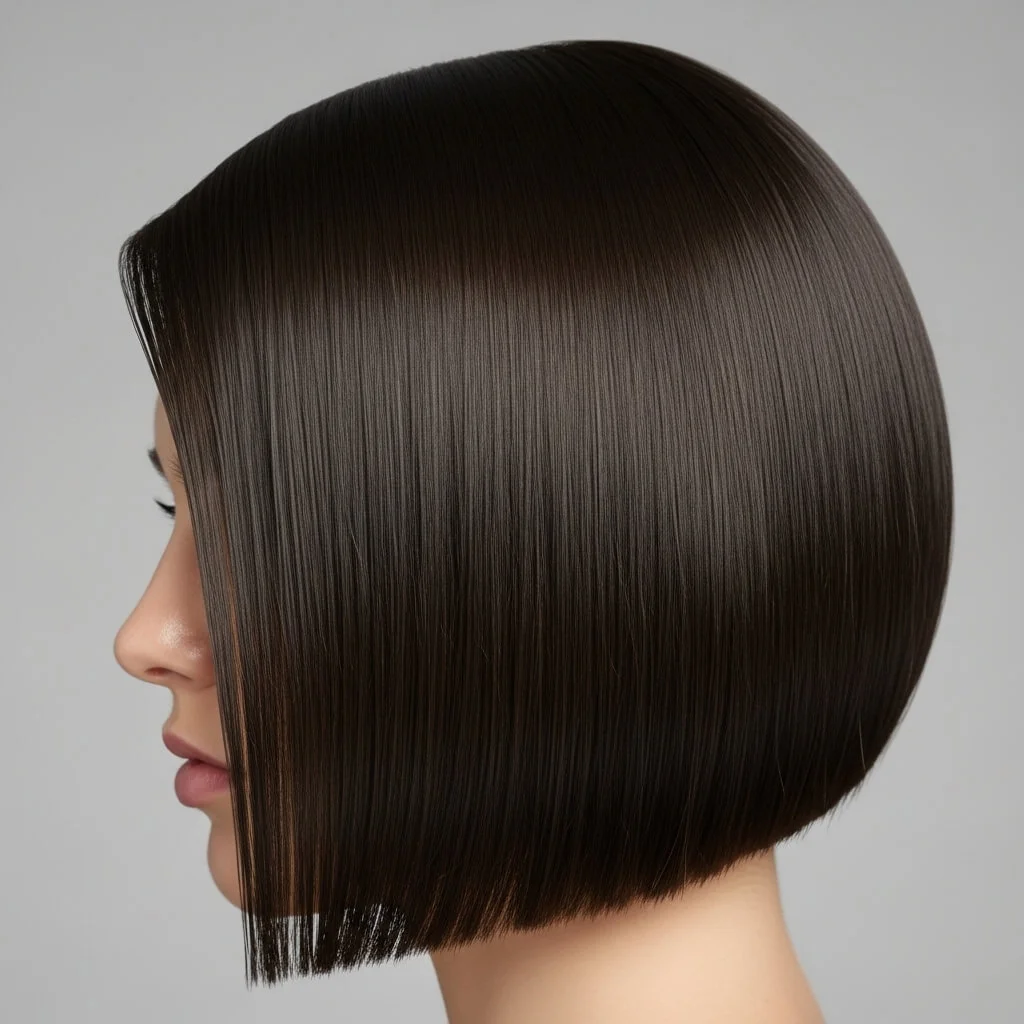 Sleek Straight Medium Bob