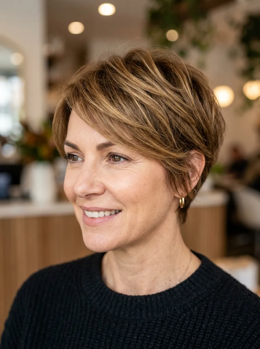Soft Layered Pixie
