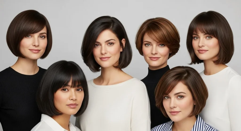 24 Flattering Bob Hairstyles for Round Face That Slim Instantly