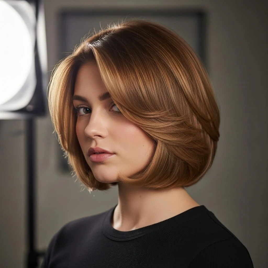 25. Soft Angled Graduated Bob