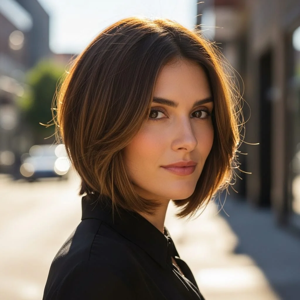 26. Choppy Graduated Bob