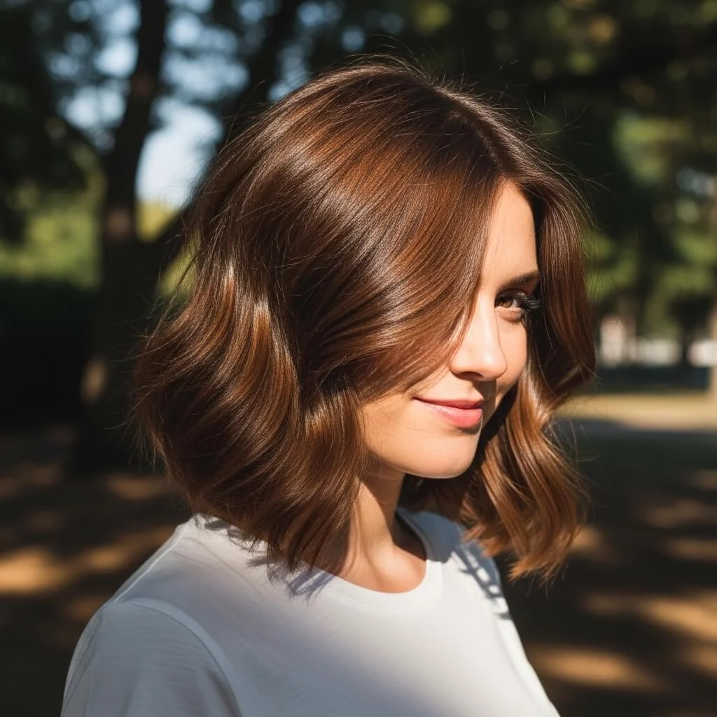 4. Tousled Inverted Bob