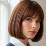 Explore 26 stylish bob hairstyles with bangs that frame the face, featuring sleek, layered, and textured looks with easy, budget-friendly styling tips.