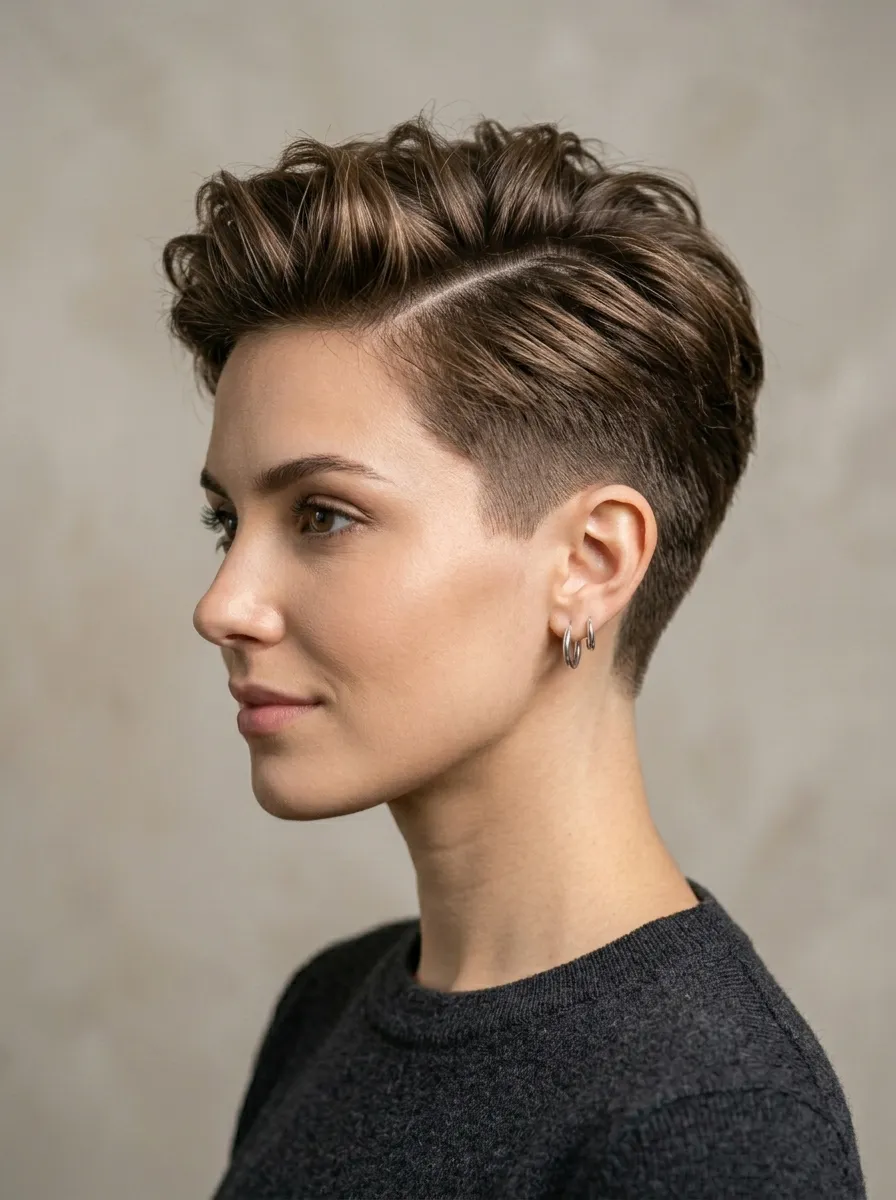Pixie With Side Part and Layers
