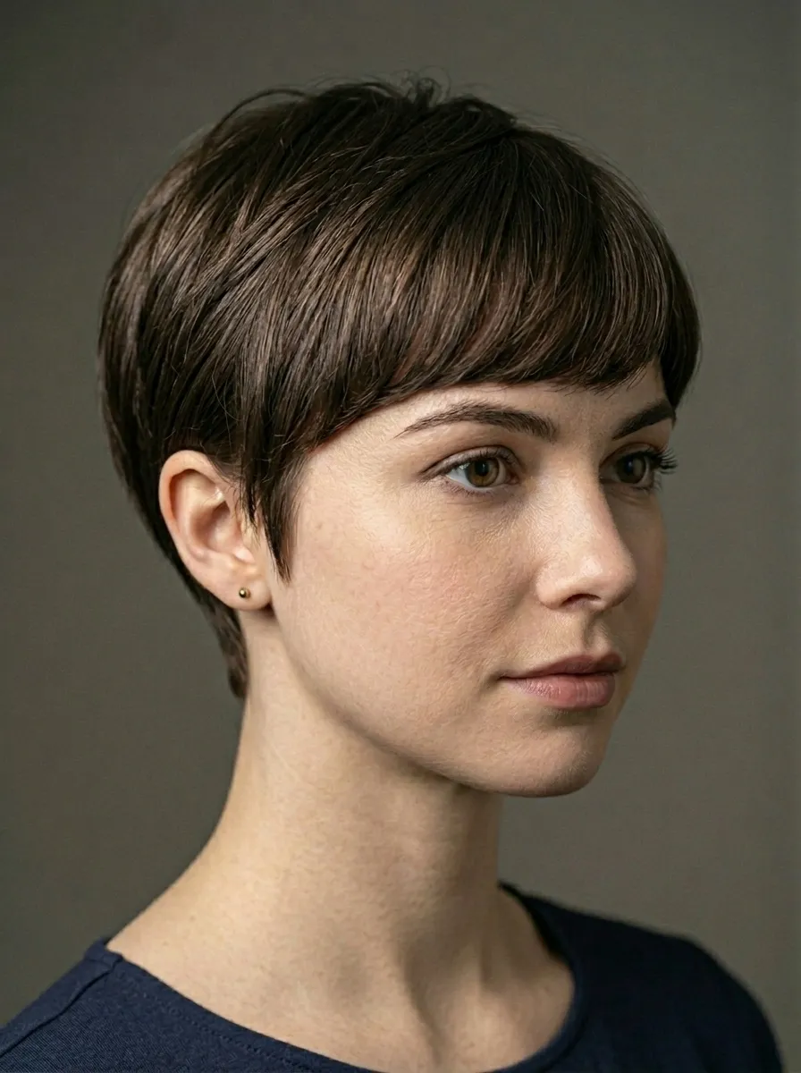 Pixie With Rounded Fringe