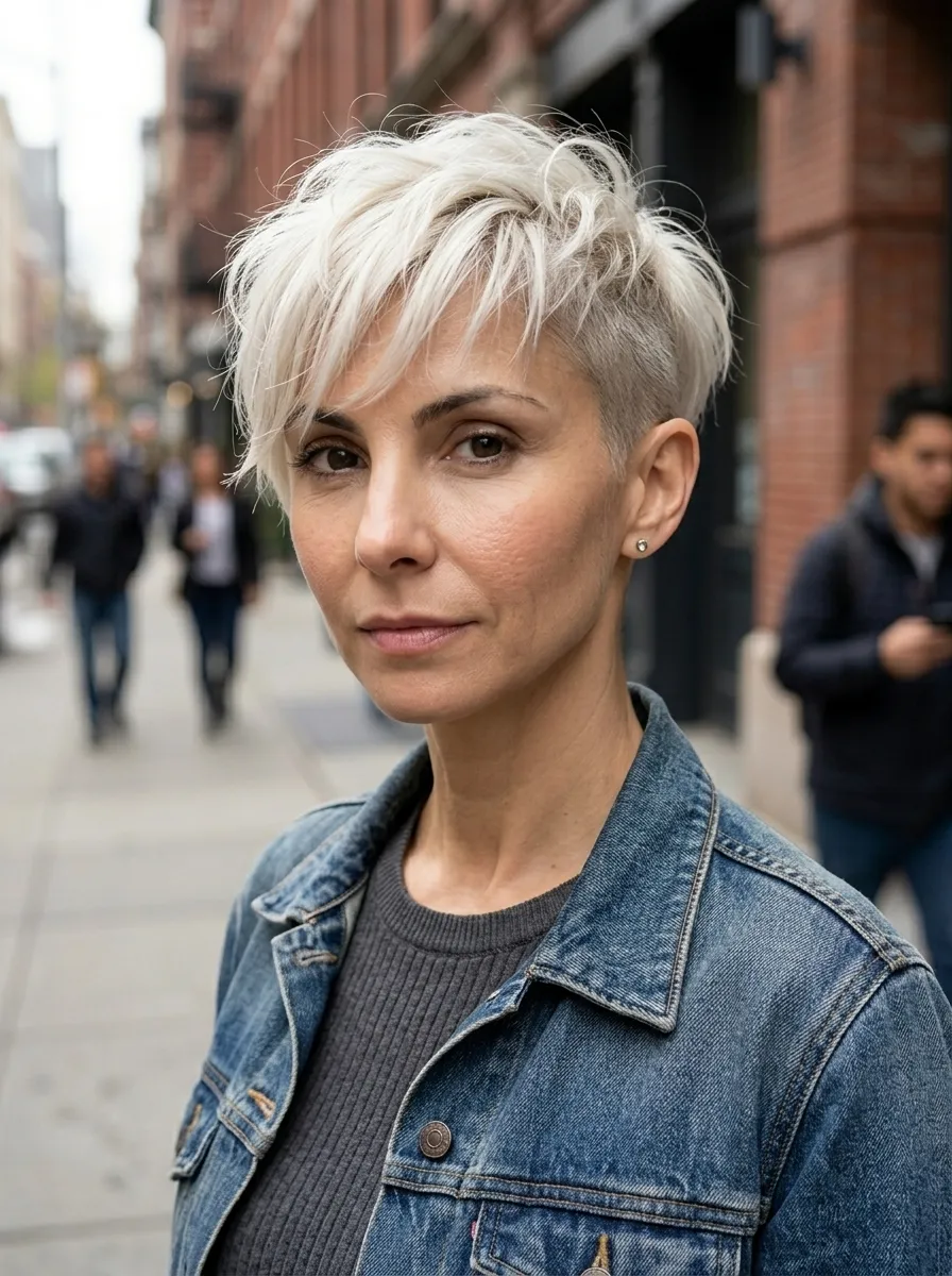 Messy Undercut Pixie