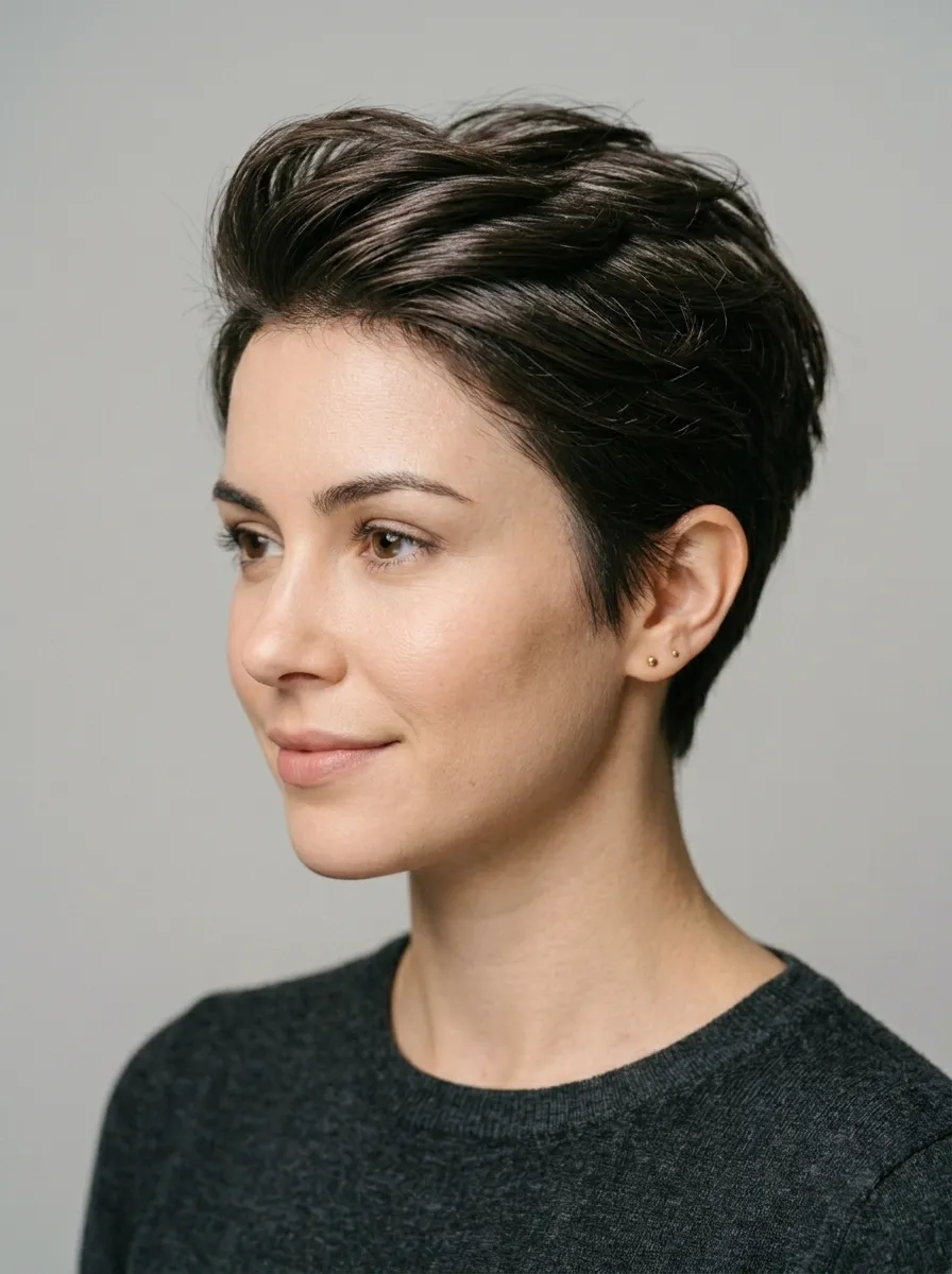 Pixie With Slightly Longer Crown