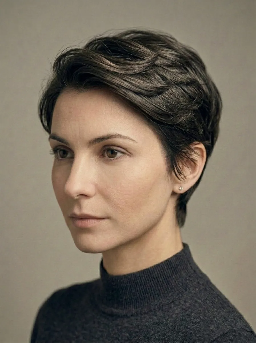 Short Pixie With Subtle Layers