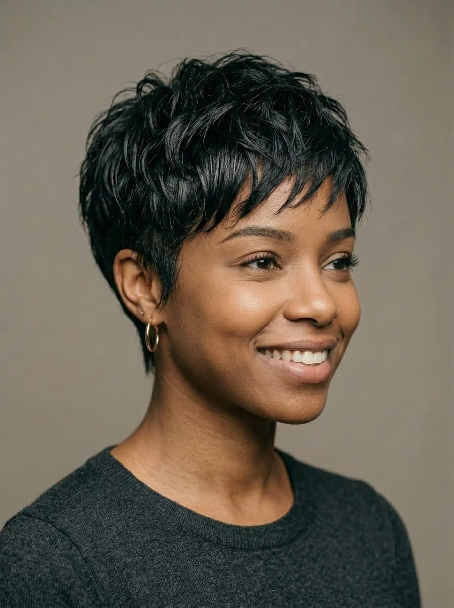 Short Choppy Pixie