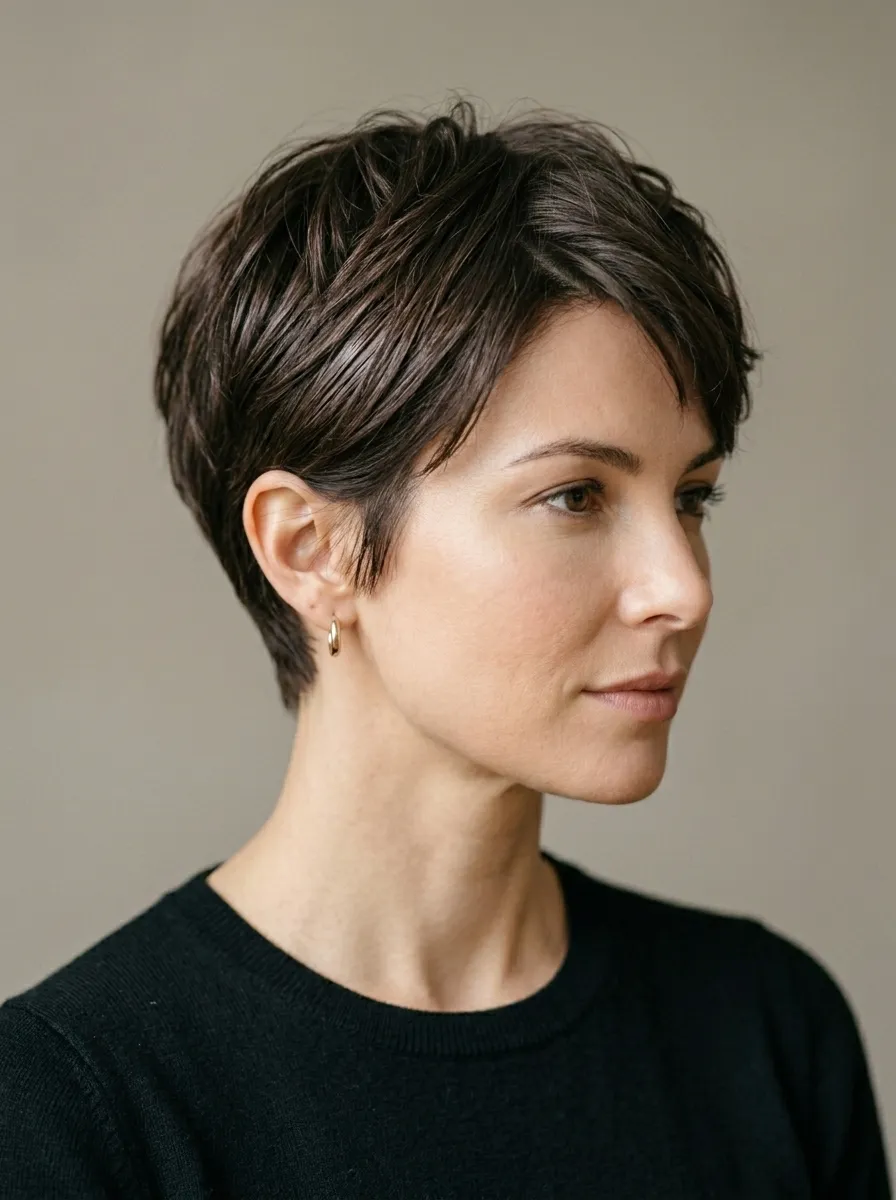 Sleek Pixie With Soft Layers