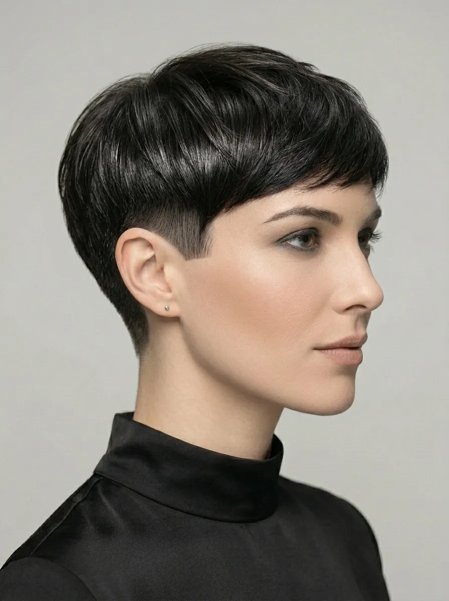 Pixie With Tapered Sides