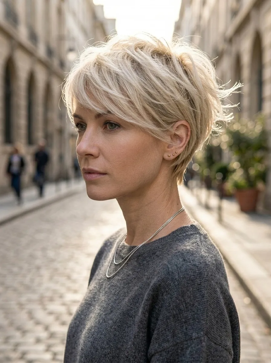Textured Crop Pixie