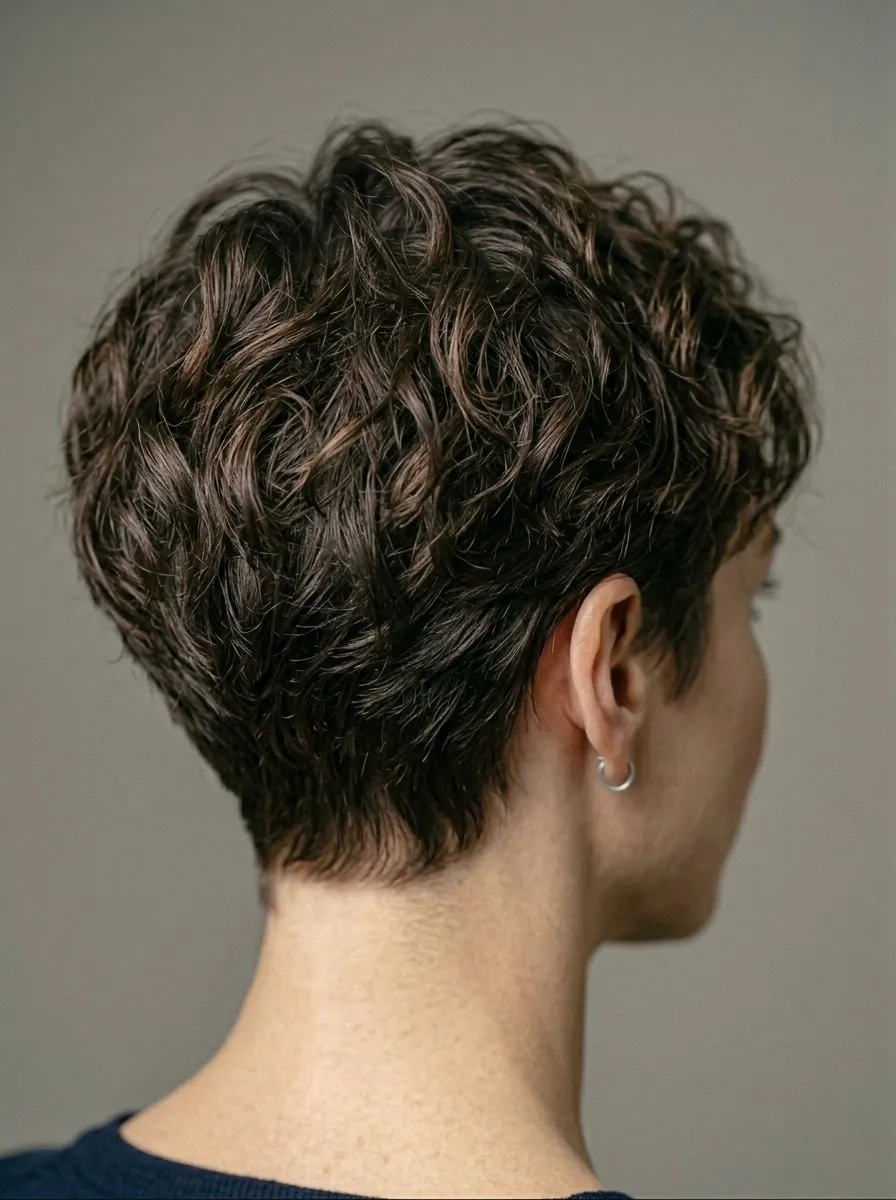Tousled Pixie With Slight Wave