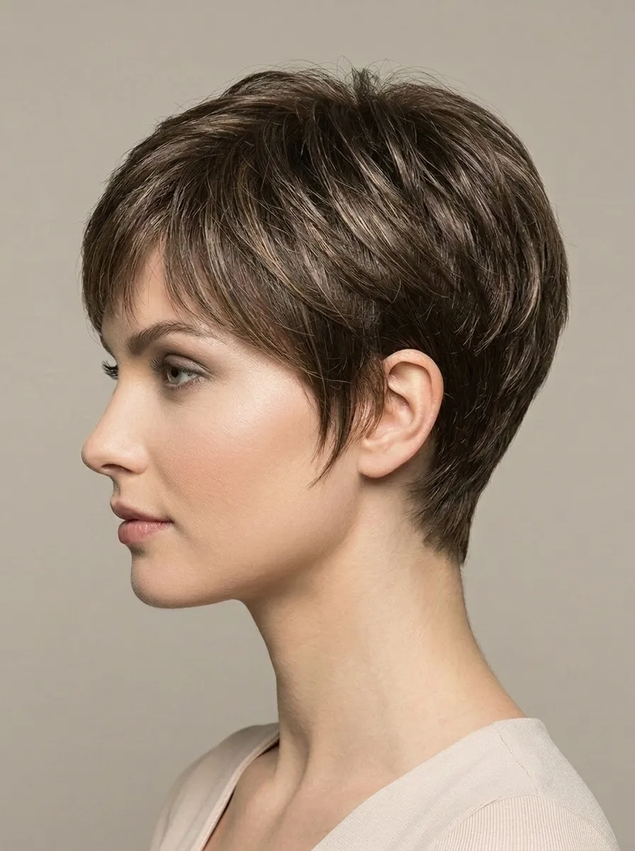 Short Pixie With Soft Texture