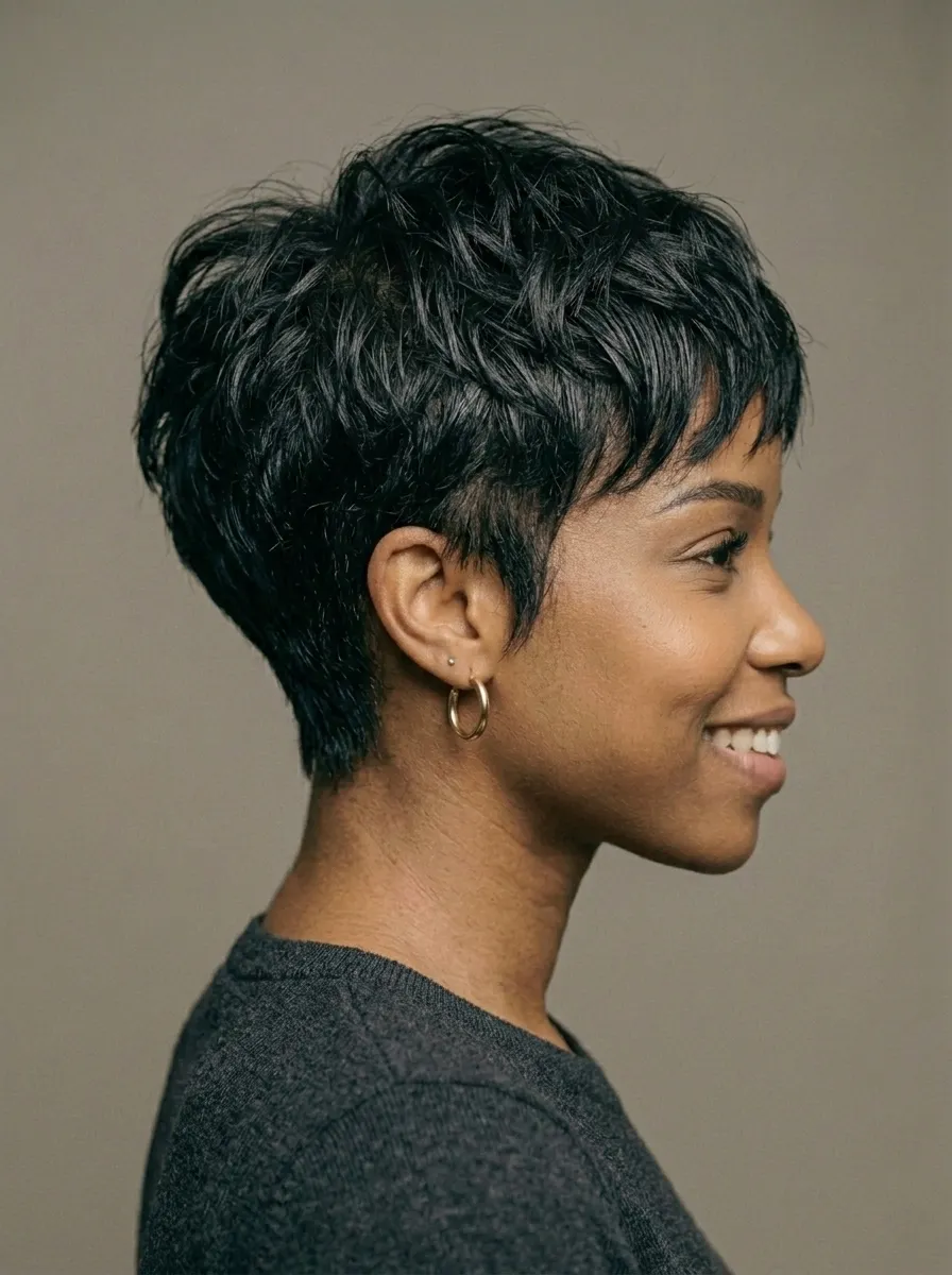 Pixie With Natural Lift