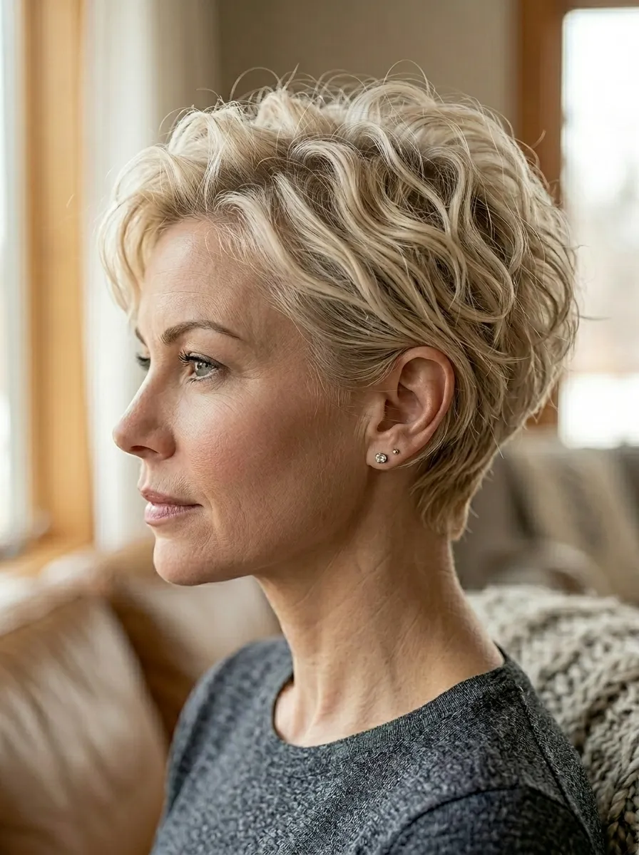 Pixie with Light Texture on Top