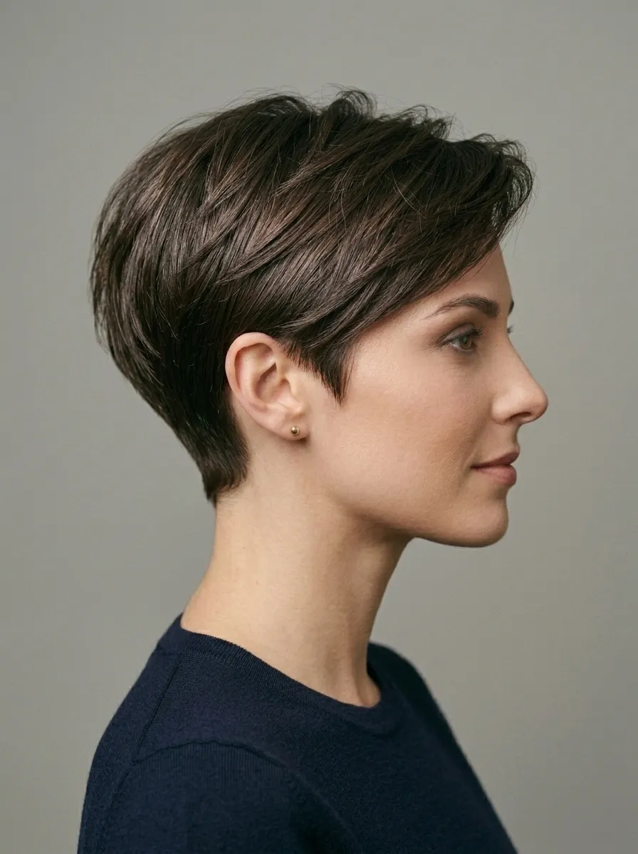 Choppy Pixie With Lifted Layers