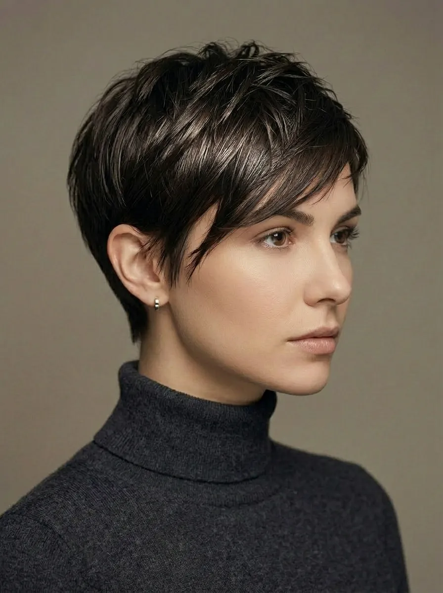 Pixie With Angled Layers