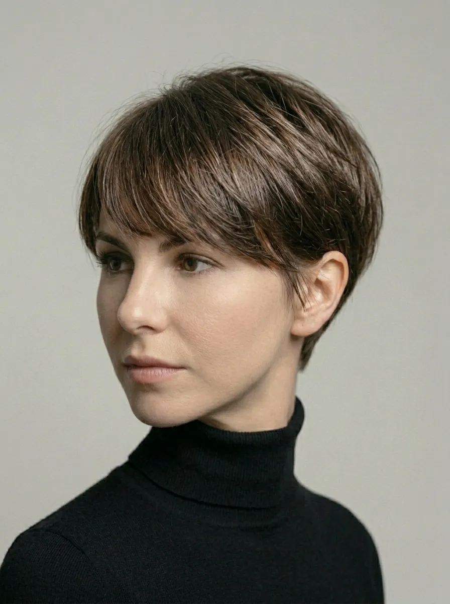 Wispy Layered Pixie