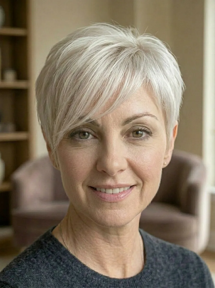 Pixie with Longer Fringe