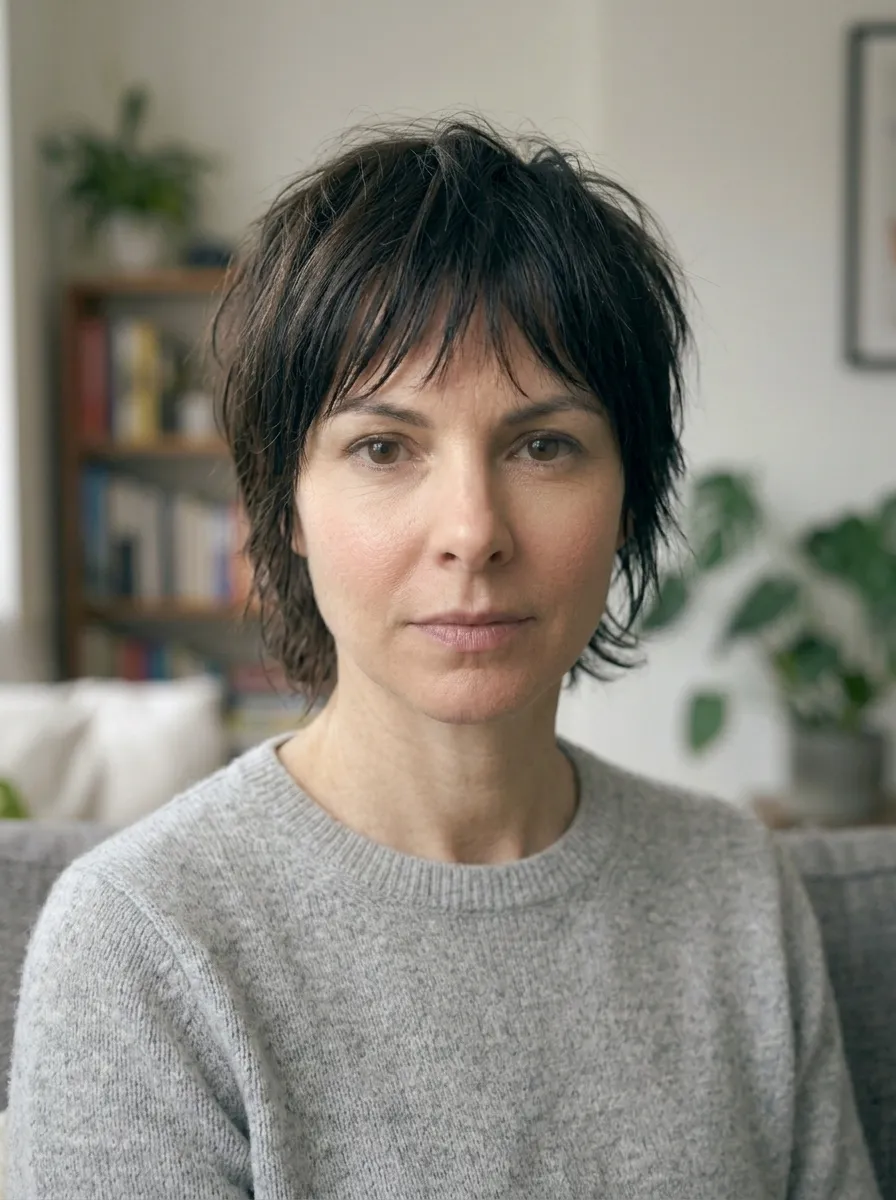 Grown-Out Messy Pixie