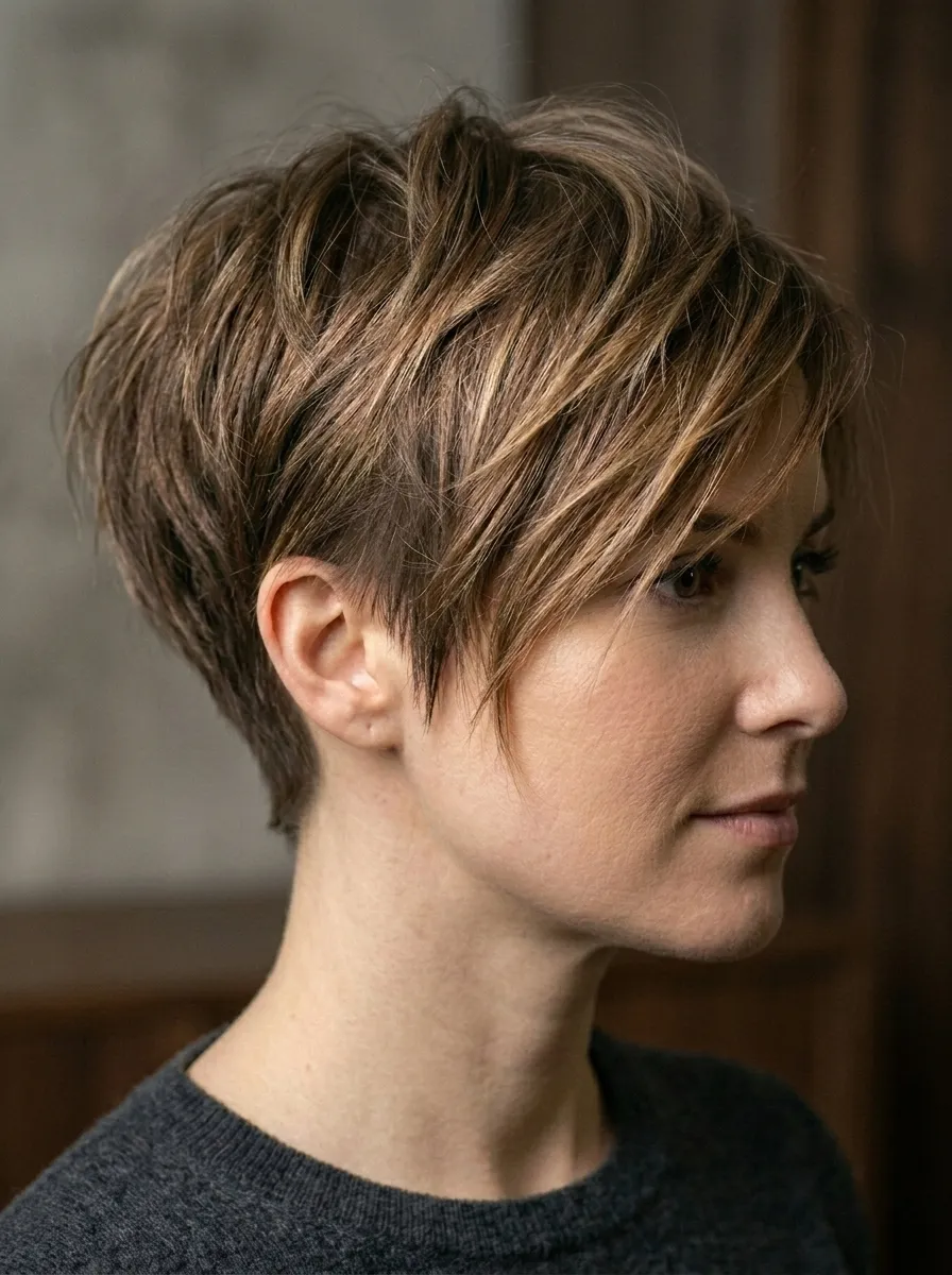 Slightly Tousled Pixie