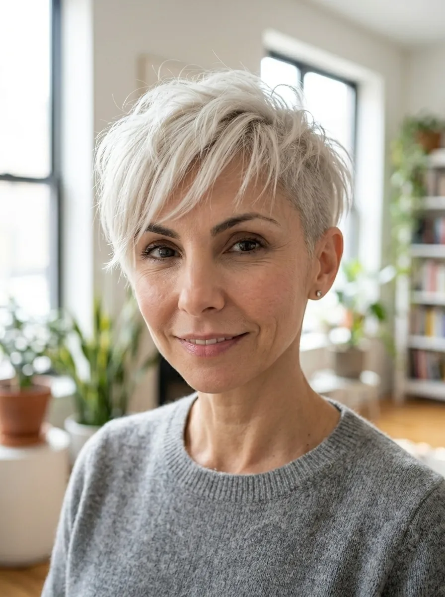 Lightly Tousled Pixie