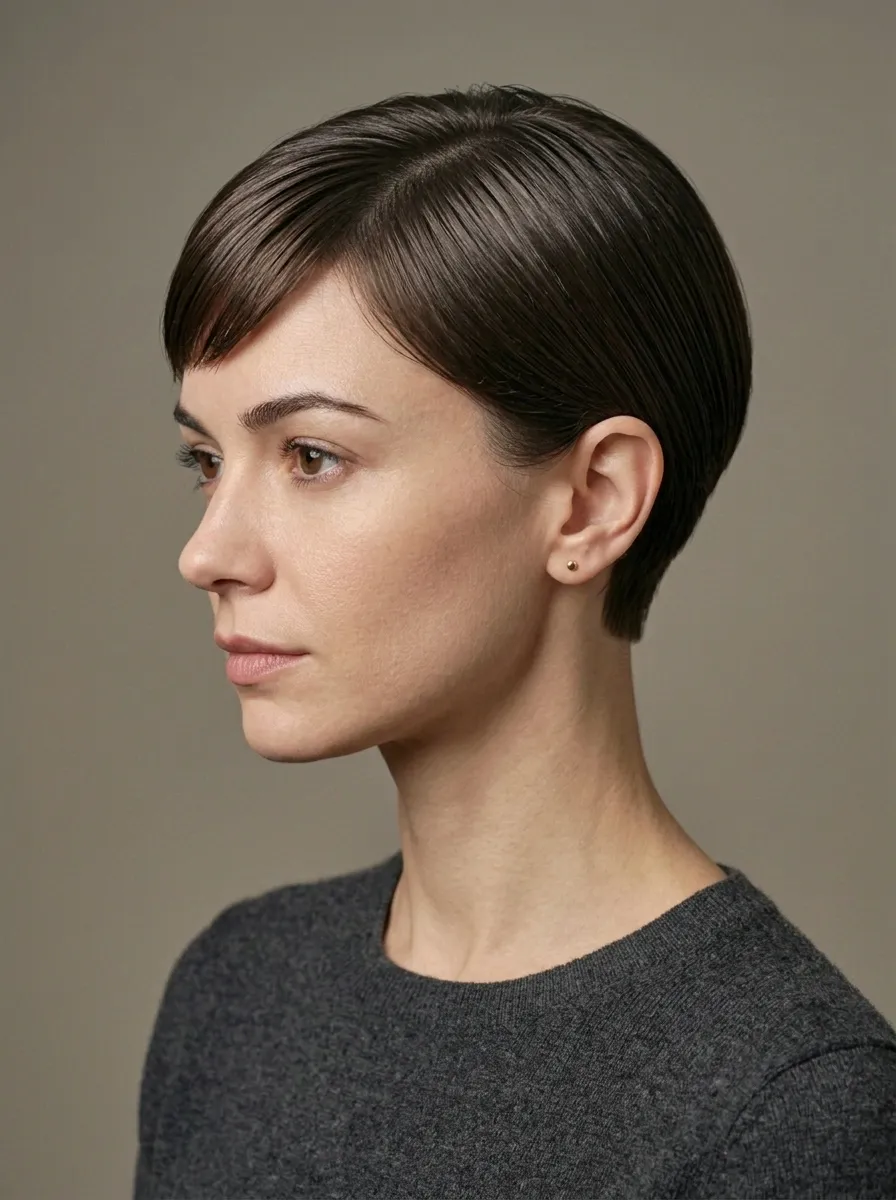 Angled Pixie With Polished Finish